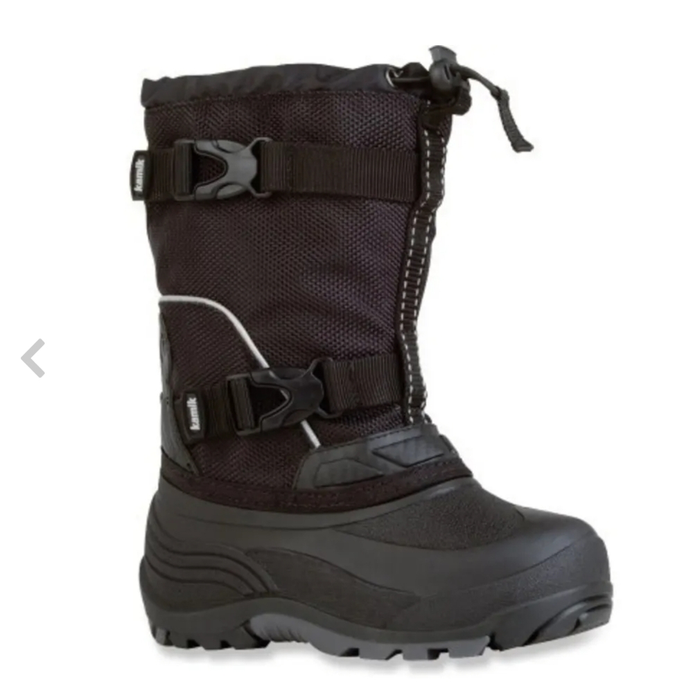 Kamik Black Kids Snow Boots